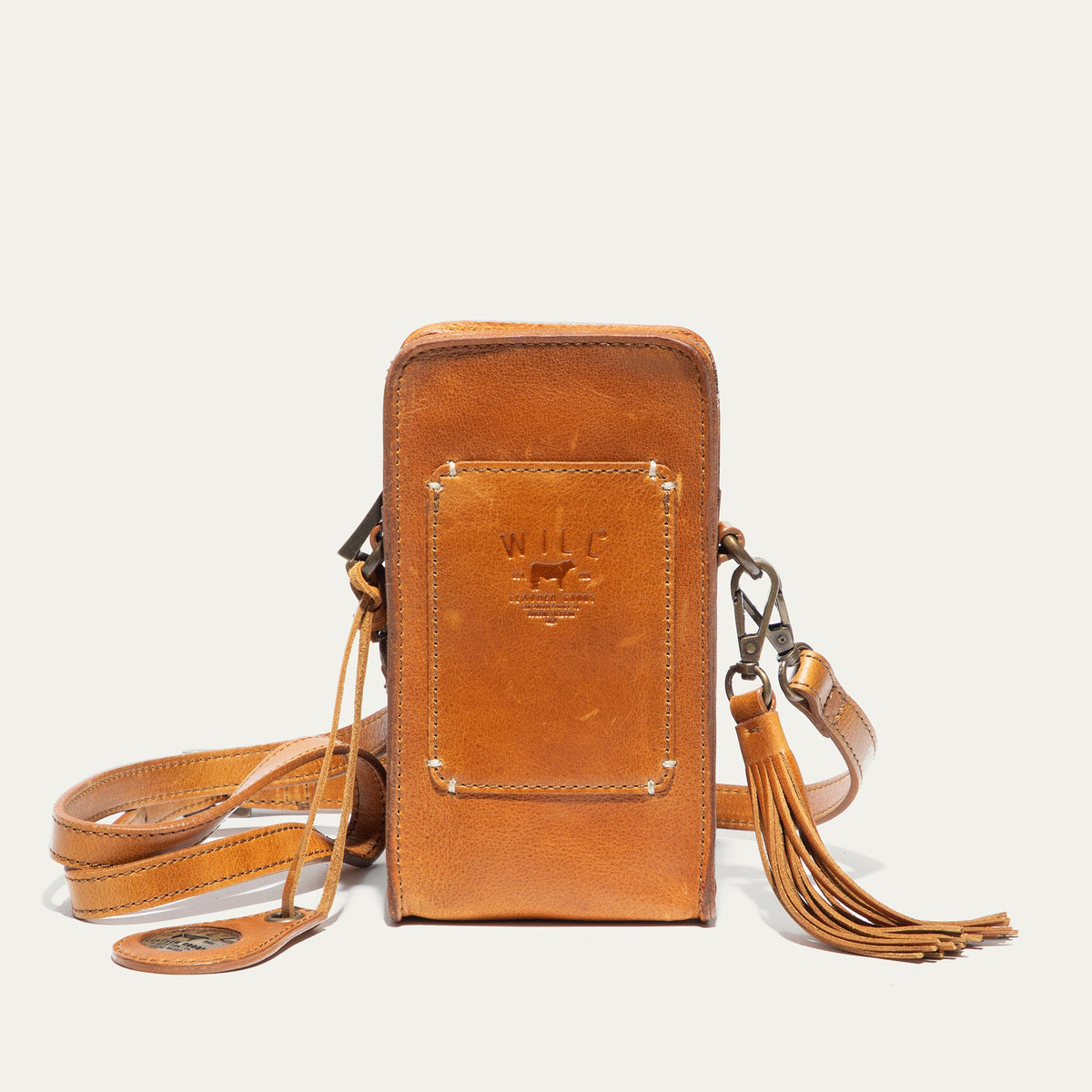 Will Leather Goods Signature Zip Phone Crossbody