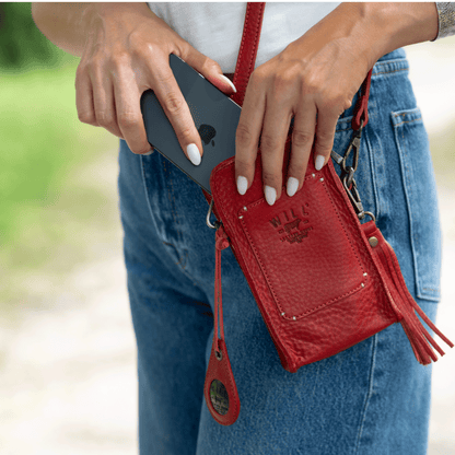 Will Leather Goods Signature Zip Phone Crossbody