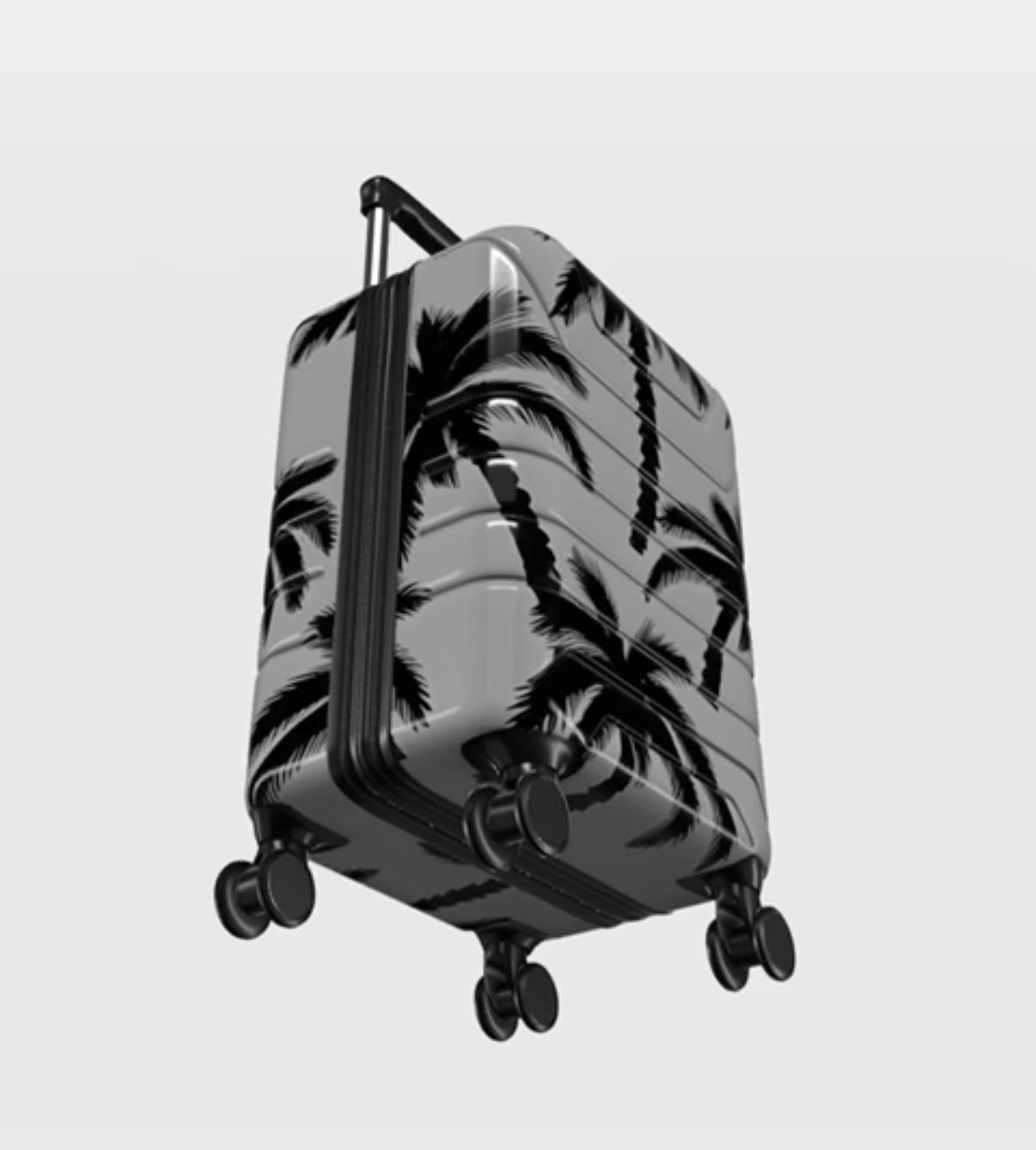 Stiles Supply Co. X Bugatti Palm Tree Carry On Luggage