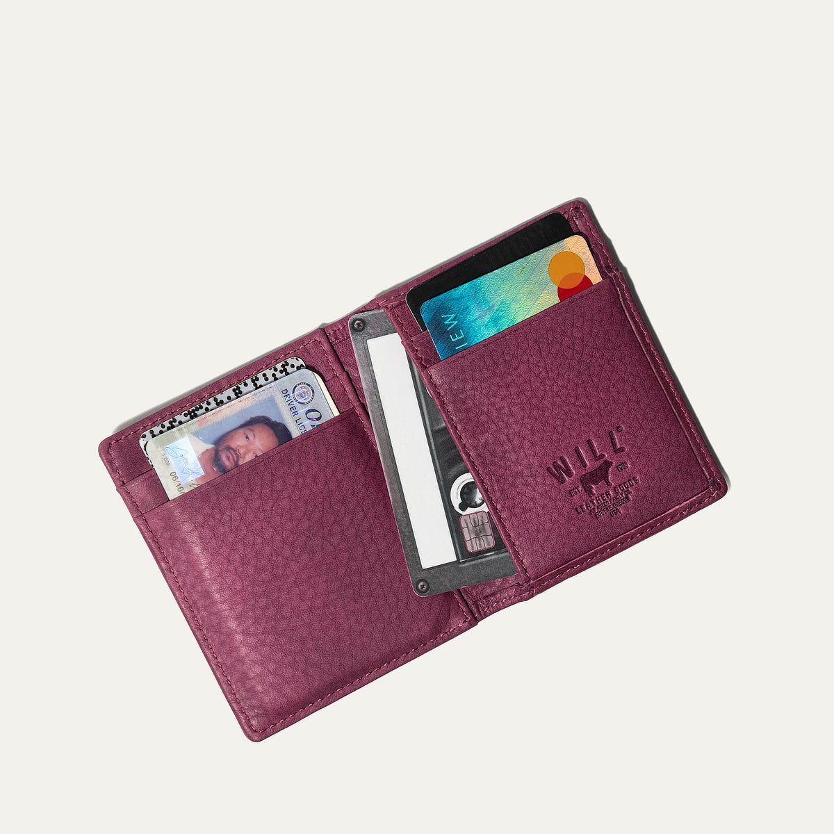 Will Leather Goods Classic Money Clip Front Pocket