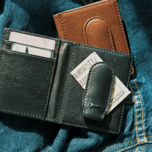 Will Leather Goods Classic Money Clip Front Pocket