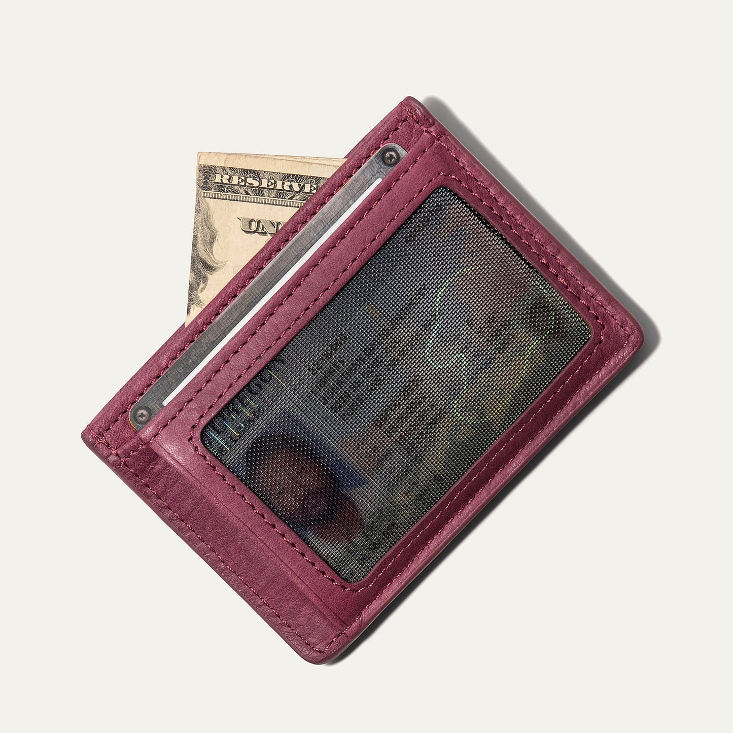 Will Leather Goods Classic Front Pocket Card Case