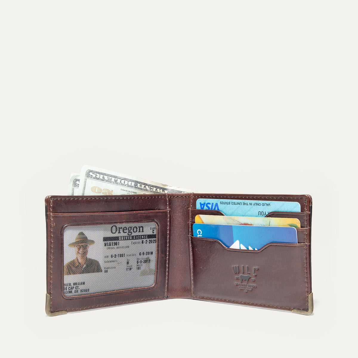 Will Leather Goods William Two Tone Wallet