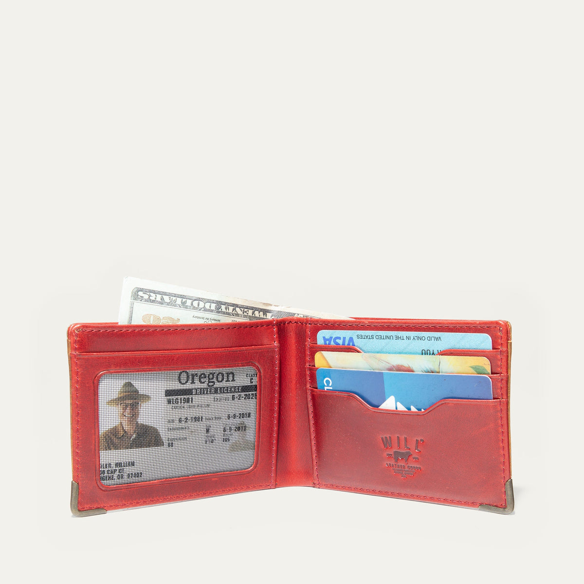 Will Leather Goods William Two Tone Wallet