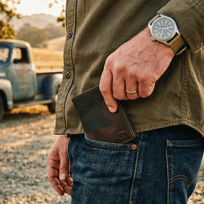 Will Leather Goods Military Front Pocket