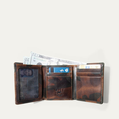 Will Leather Goods Military Trifold Wallet