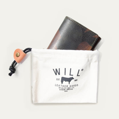 Will Leather Goods Military Trifold Wallet