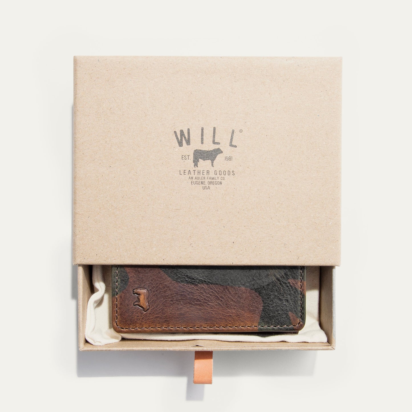 Will Leather Goods Military Trifold Wallet