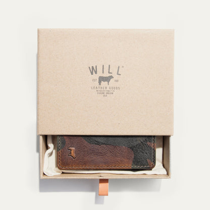 Will Leather Goods Military Trifold Wallet