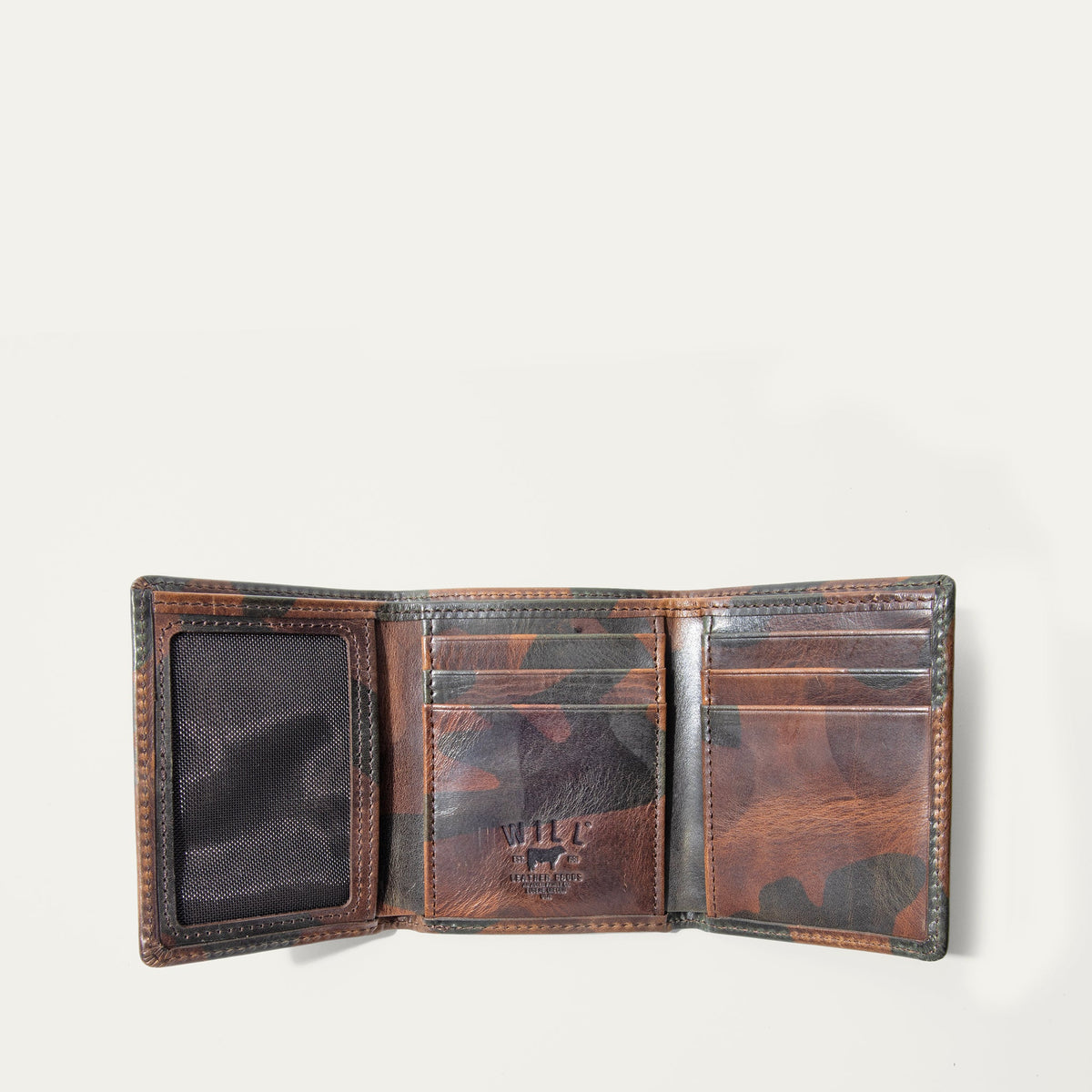 Will Leather Goods Military Trifold Wallet