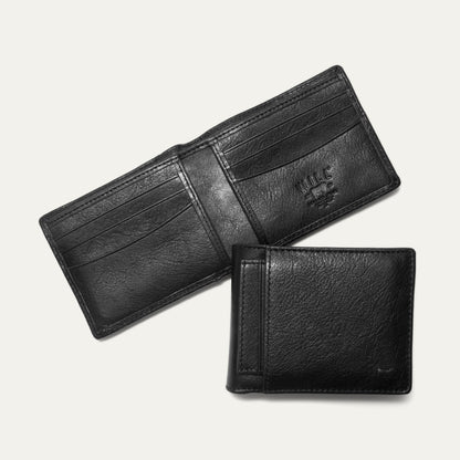 Will Leather Goods Companion Billfold Wallet Noir