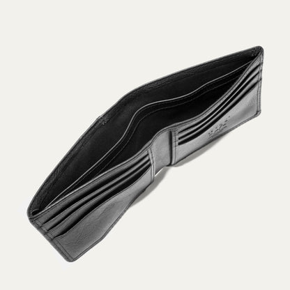 Will Leather Goods Companion Billfold Wallet Noir