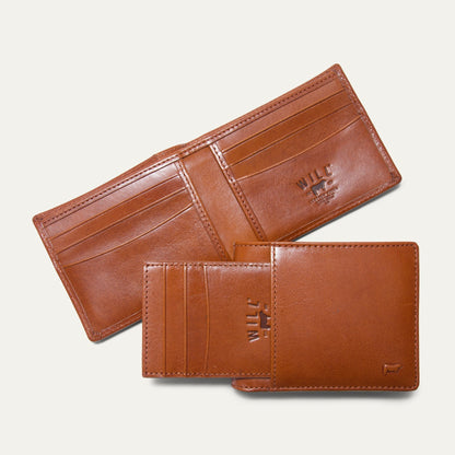 Will Leather Goods Companion Billfold Wallet Noir