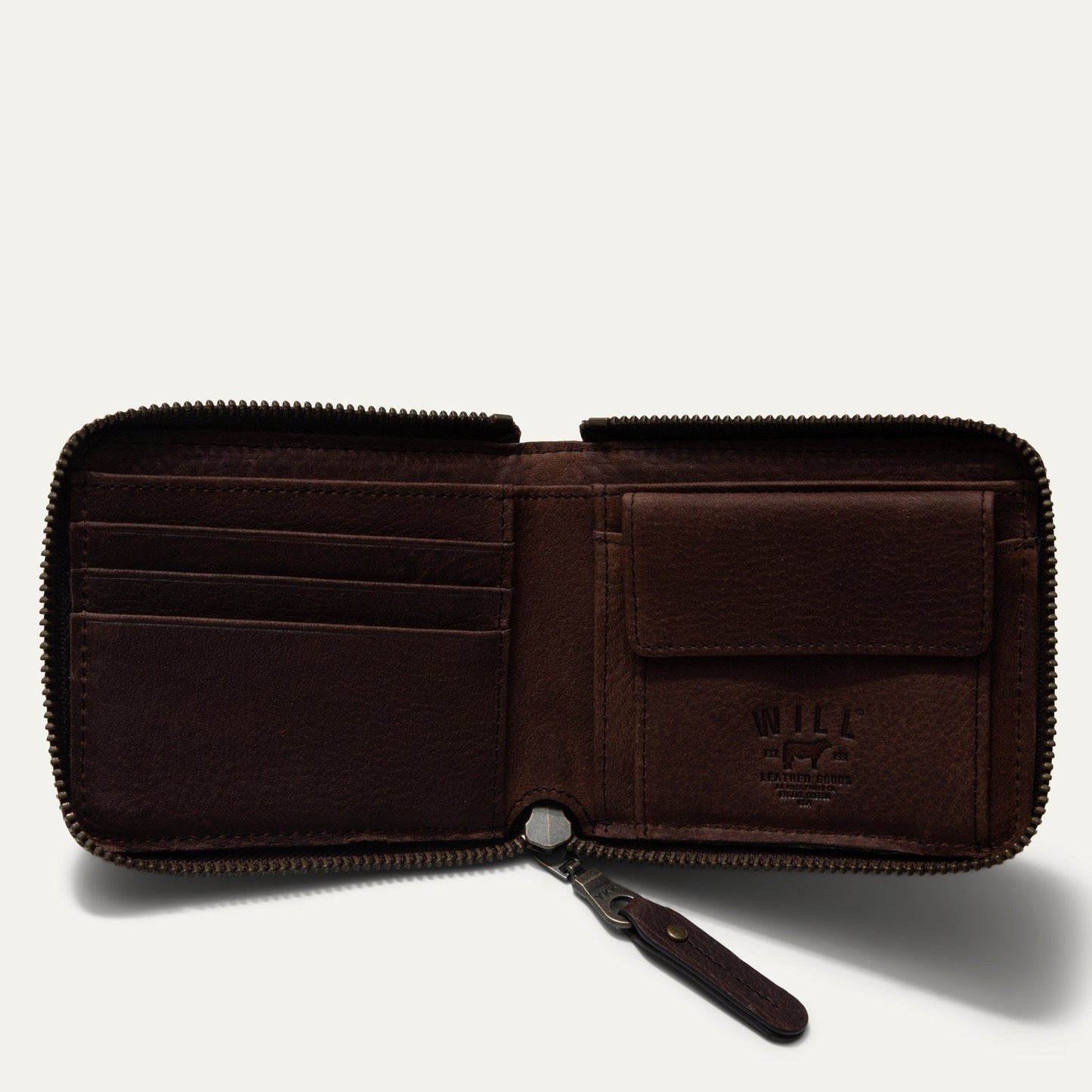 Will Leather Goods Zip Around French Wallet