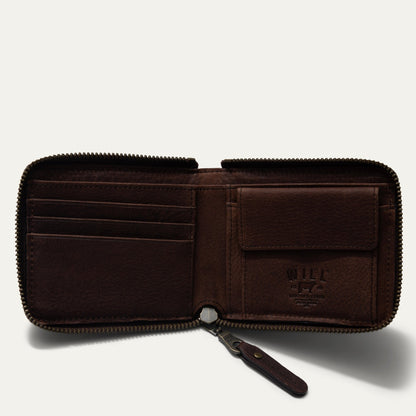Will Leather Goods Zip Around French Wallet