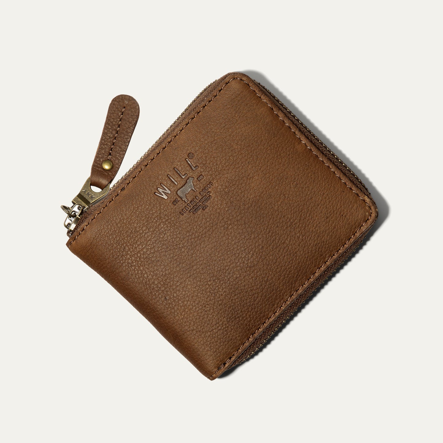 Will Leather Goods Zip Around French Wallet