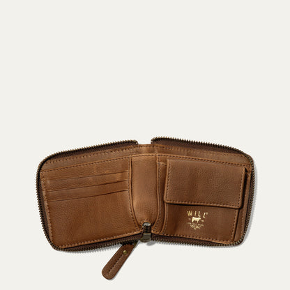 Will Leather Goods Zip Around French Wallet