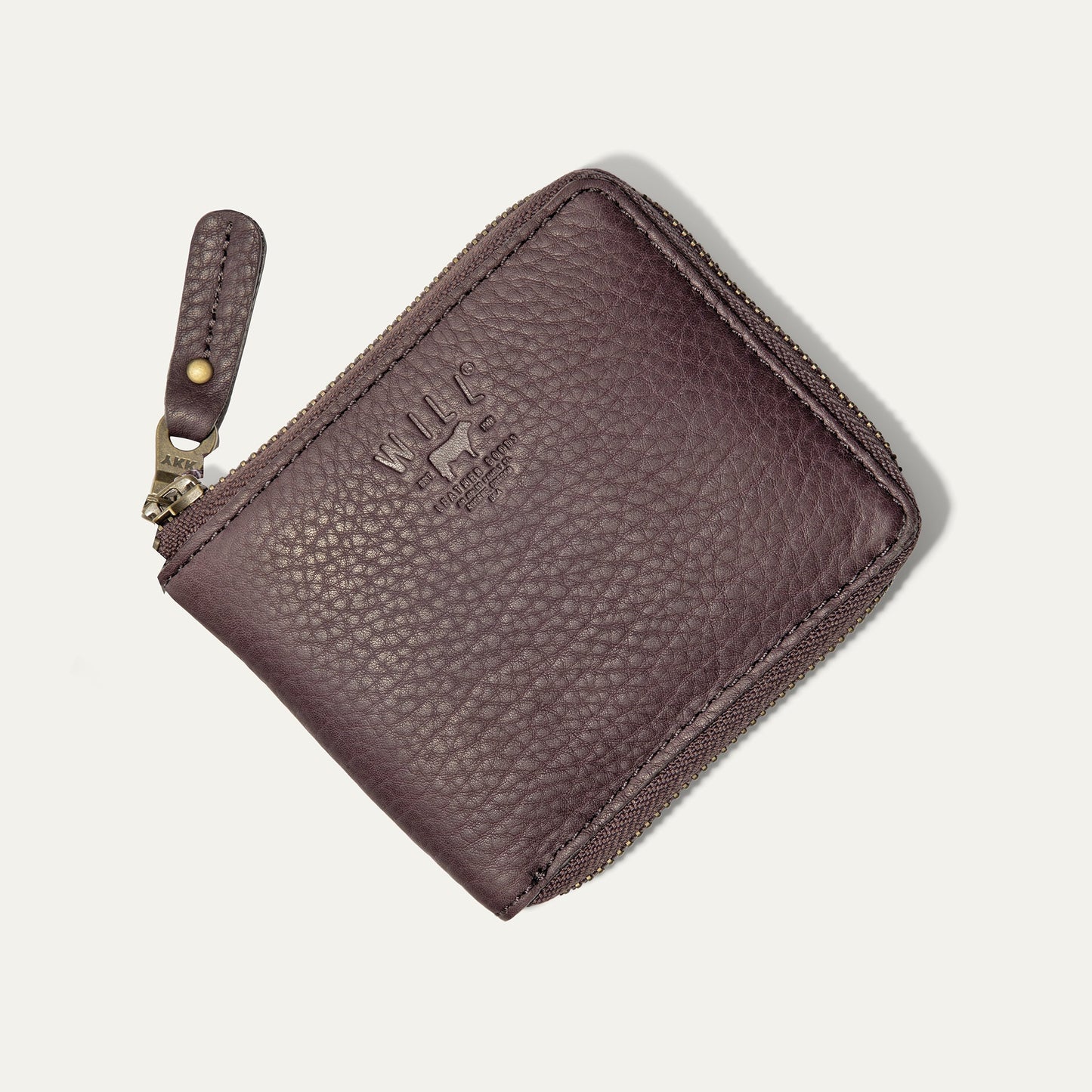 Will Leather Goods Zip Around French Wallet