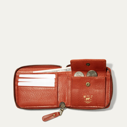 Will Leather Goods Zip Around French Wallet