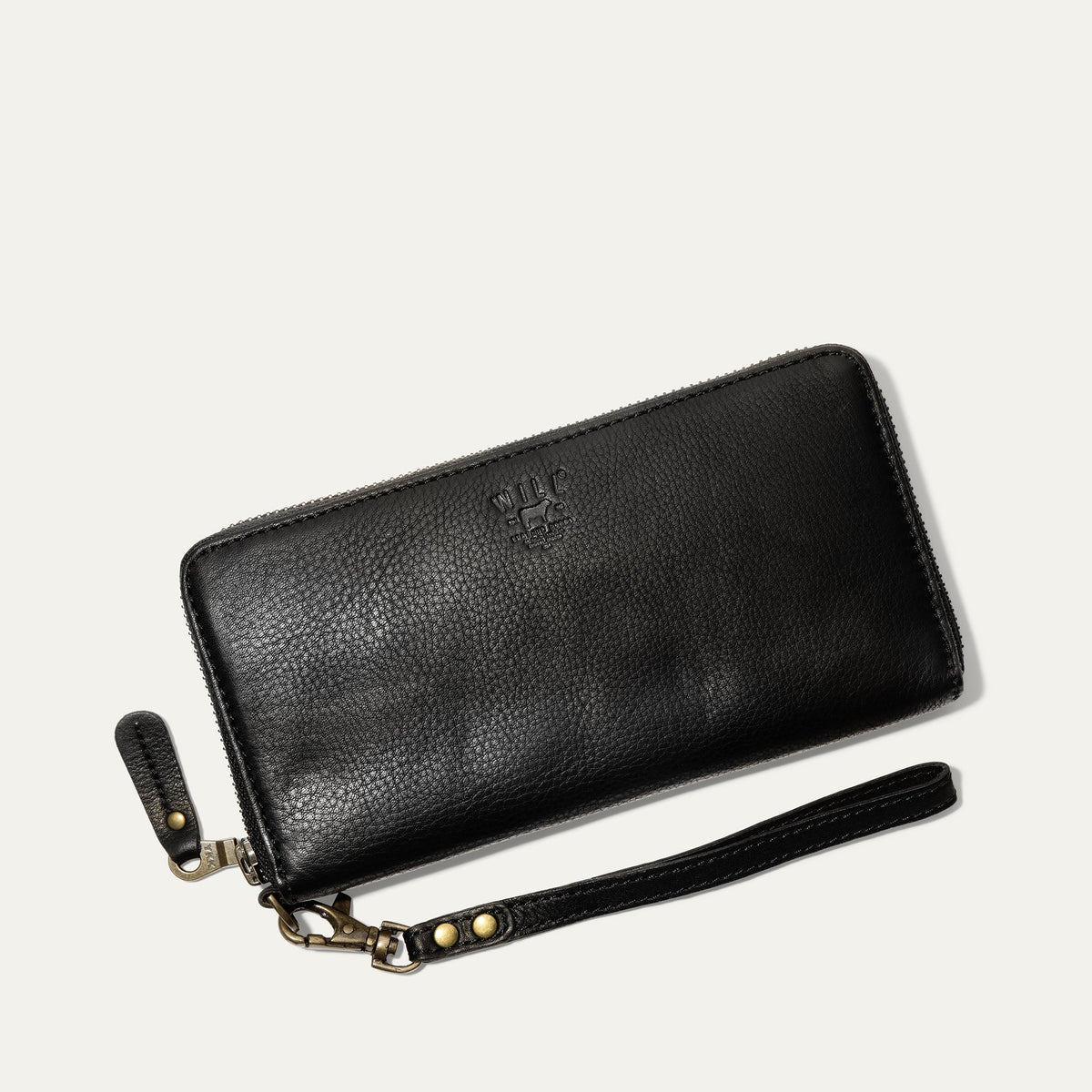 Will Leather Goods Zip Around Clutch