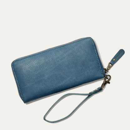 Will Leather Goods Zip Around Clutch