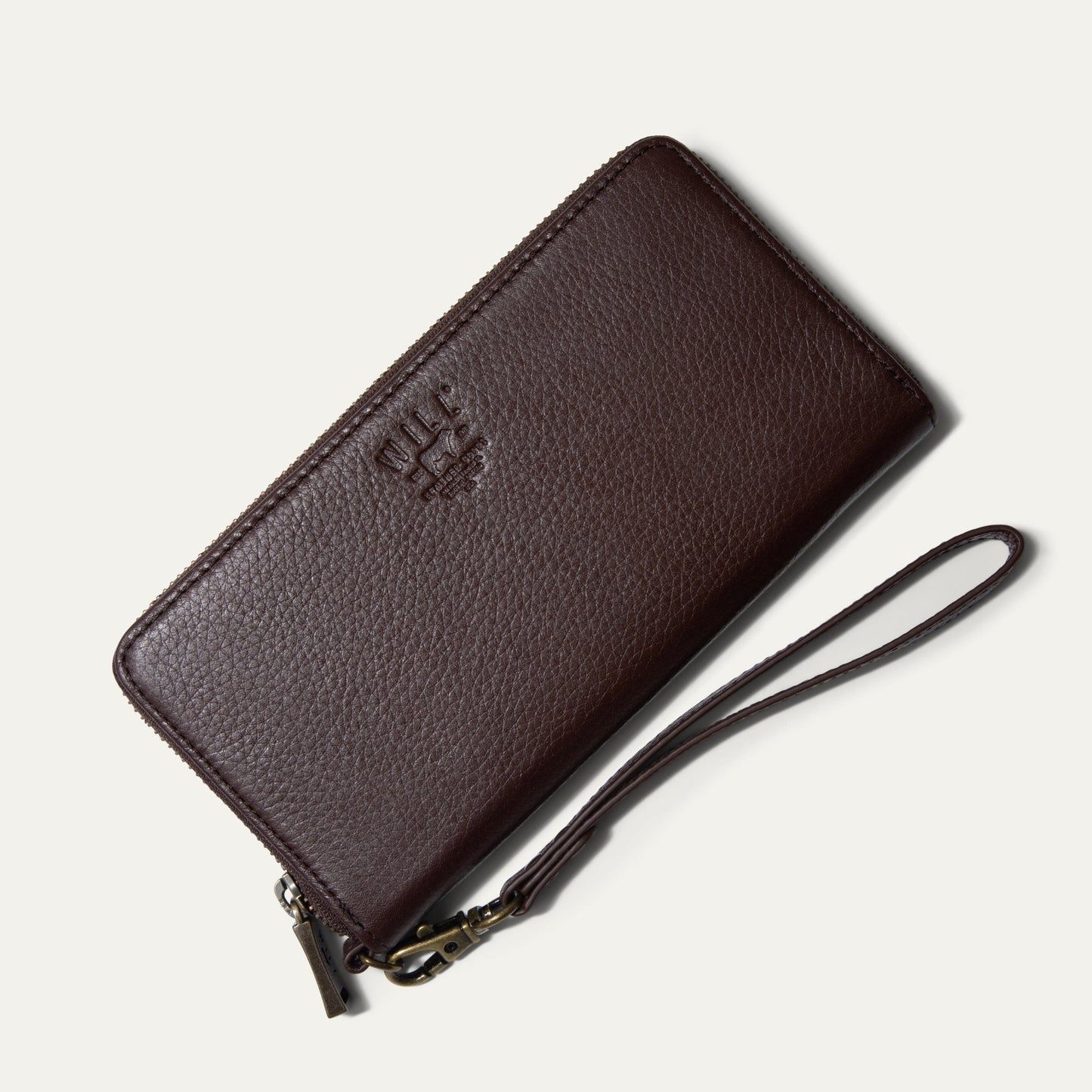 Will Leather Goods Zip Around Clutch
