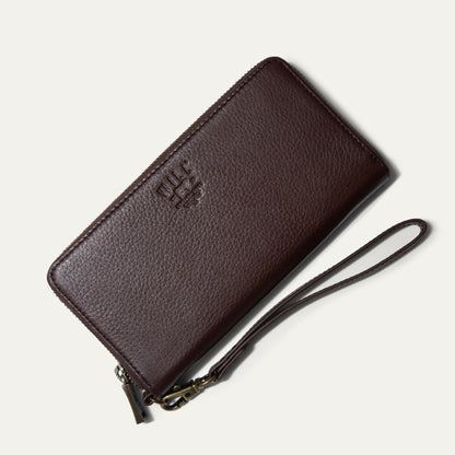 Will Leather Goods Zip Around Clutch