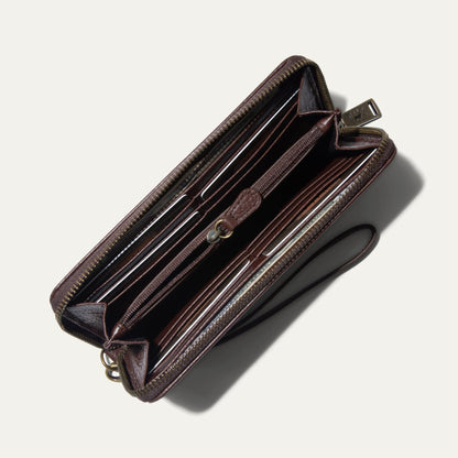 Will Leather Goods Zip Around Clutch