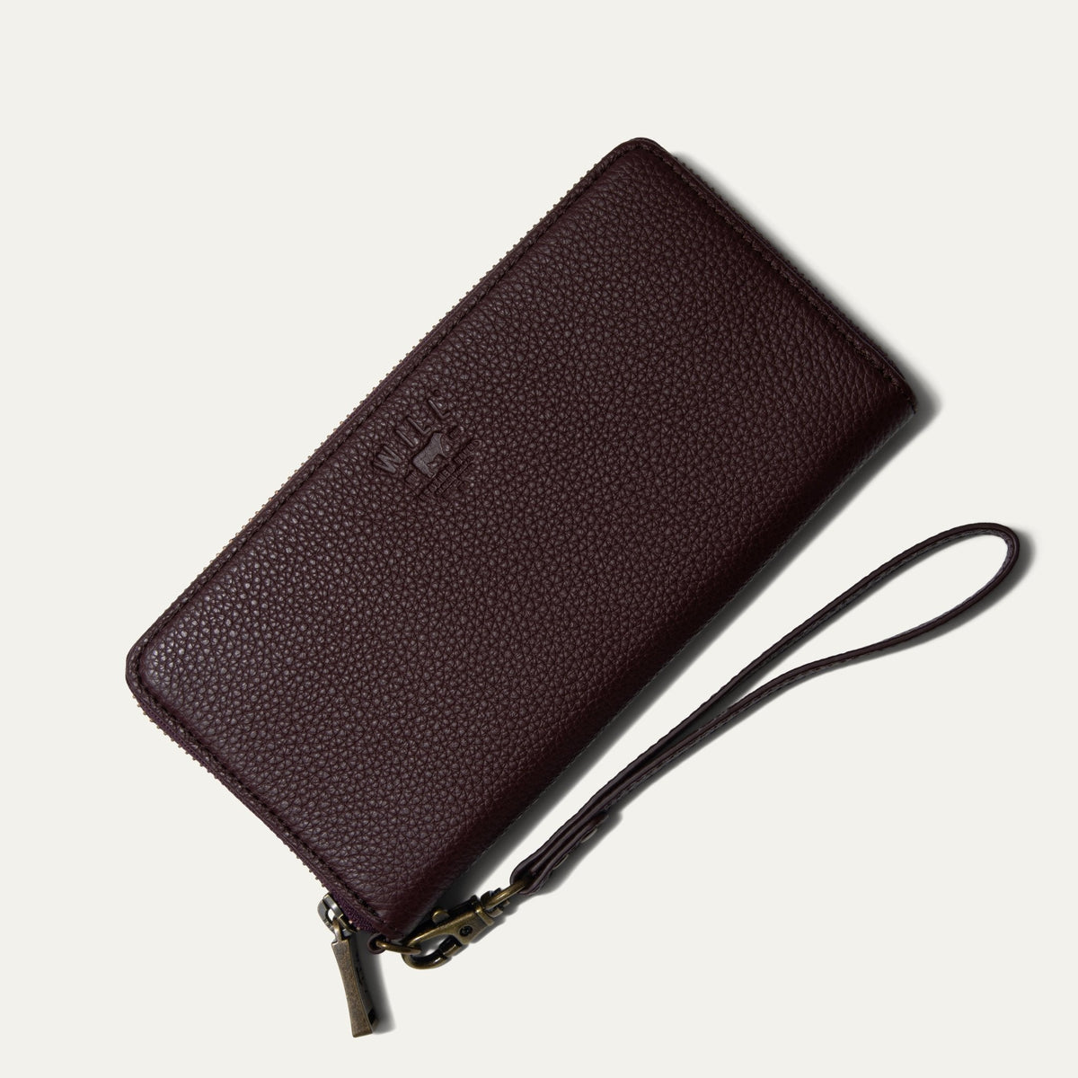 Will Leather Goods Zip Around Clutch