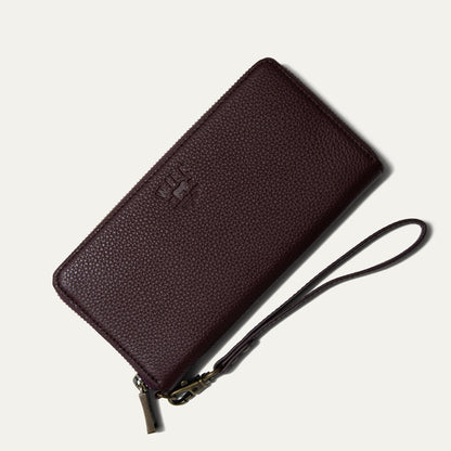 Will Leather Goods Zip Around Clutch