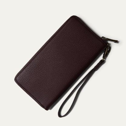 Will Leather Goods Zip Around Clutch