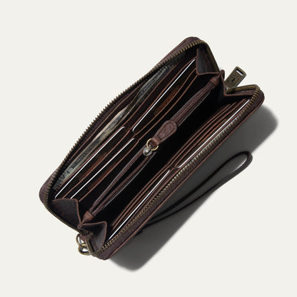 Will Leather Goods Zip Around Clutch