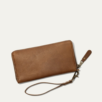 Will Leather Goods Zip Around Clutch