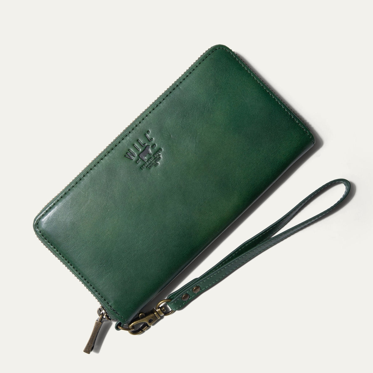 Will Leather Goods Zip Around Clutch