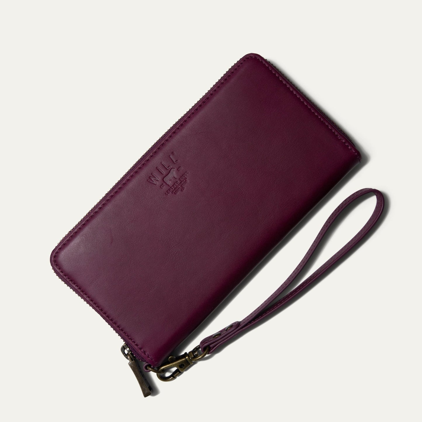 Will Leather Goods Zip Around Clutch