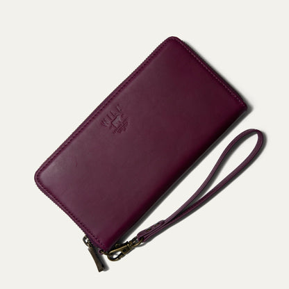Will Leather Goods Zip Around Clutch