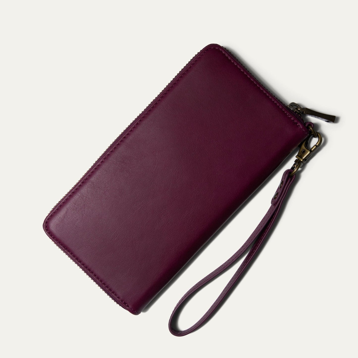 Will Leather Goods Zip Around Clutch