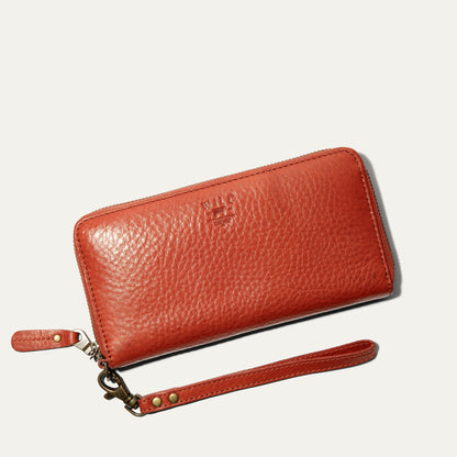 Will Leather Goods Zip Around Clutch