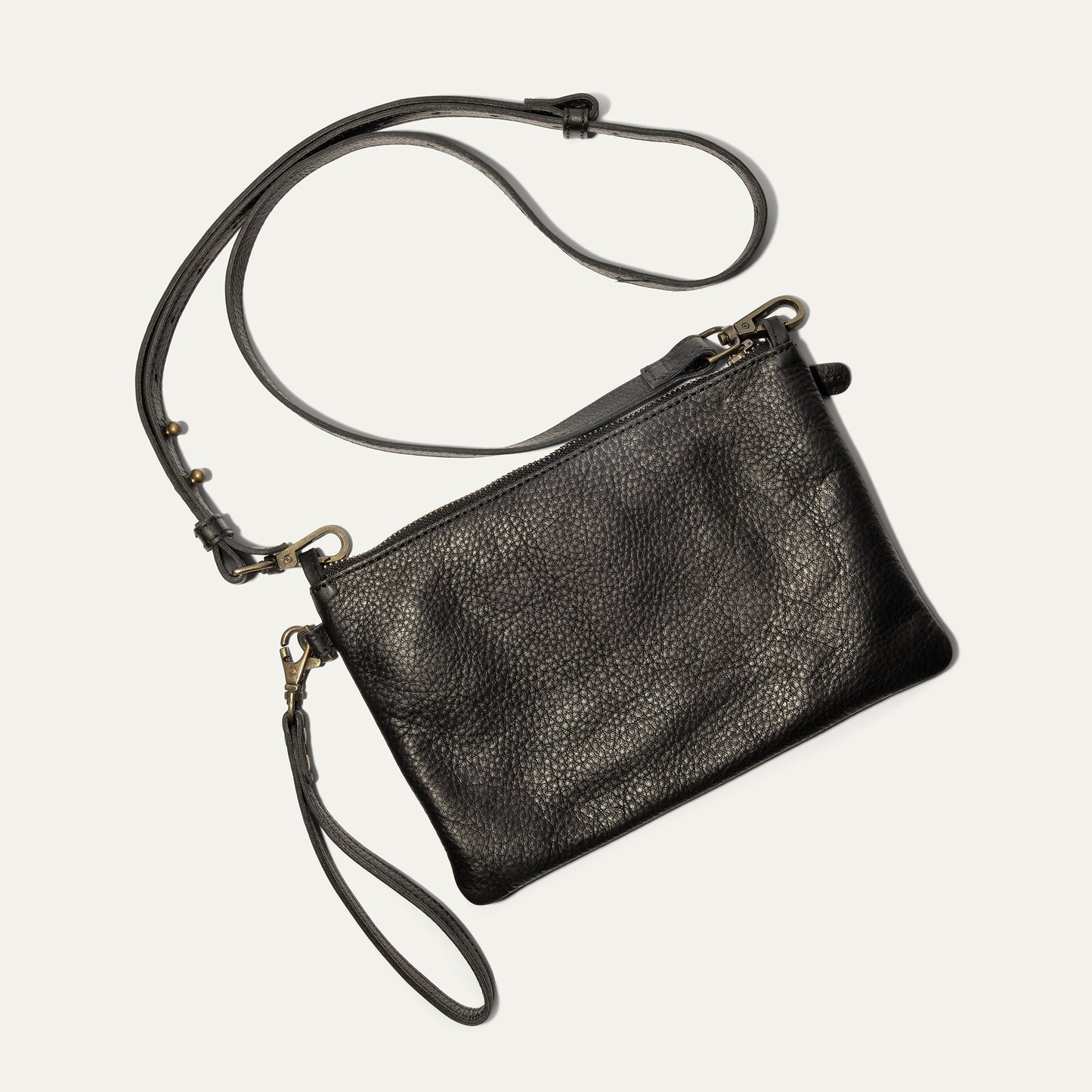 Will Leather Goods Zip Pouch Medium W/ Crossbody