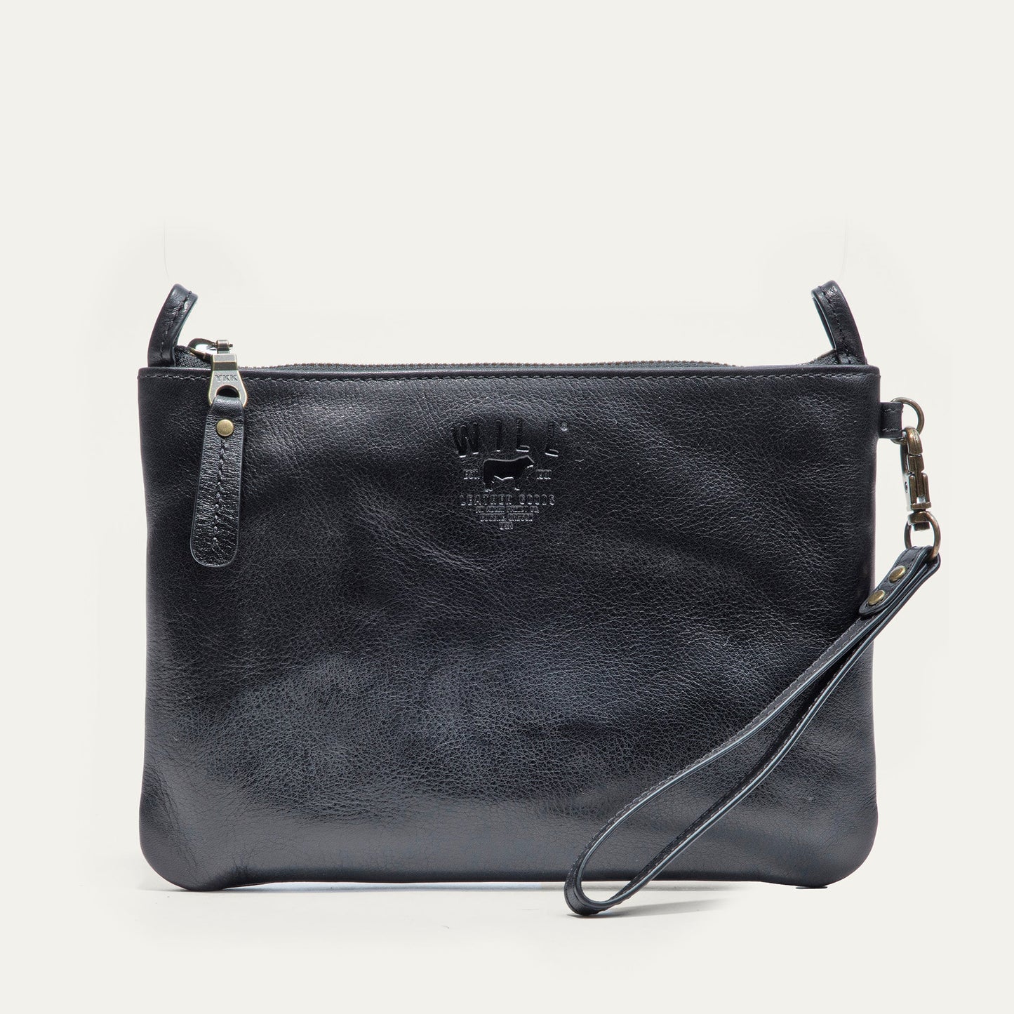 Will Leather Goods Zip Pouch Medium W/ Crossbody