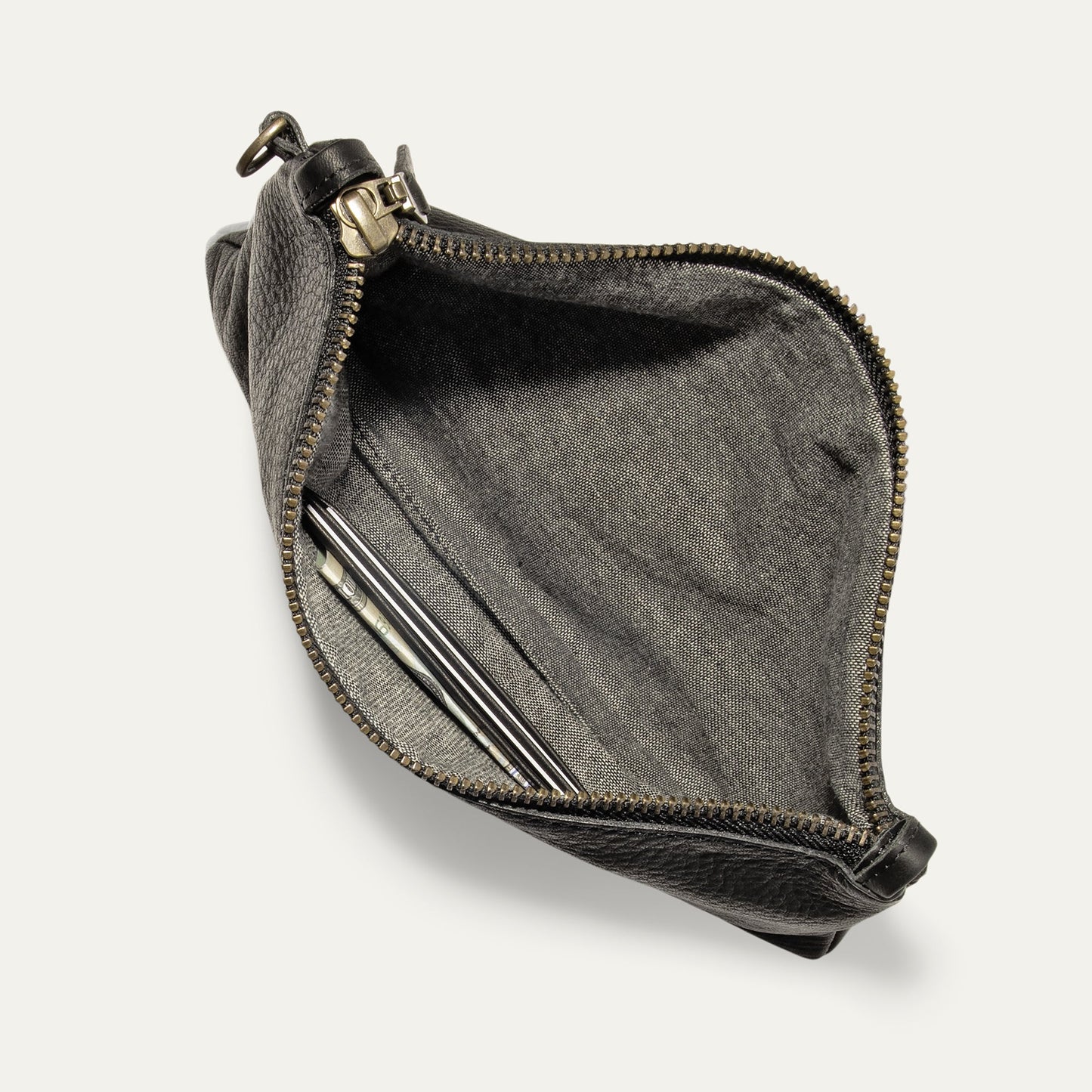 Will Leather Goods Zip Pouch Medium W/ Crossbody