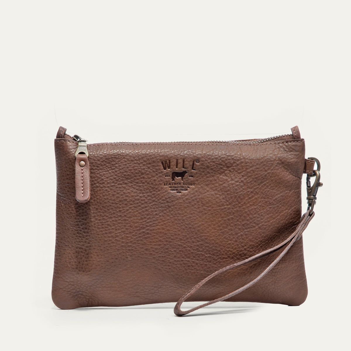 Will Leather Goods Zip Pouch Medium W/ Crossbody
