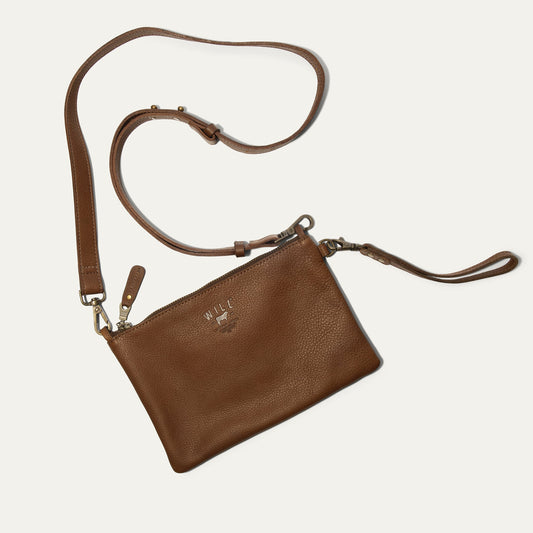 Will Leather Goods Zip Pouch Medium W/ Crossbody
