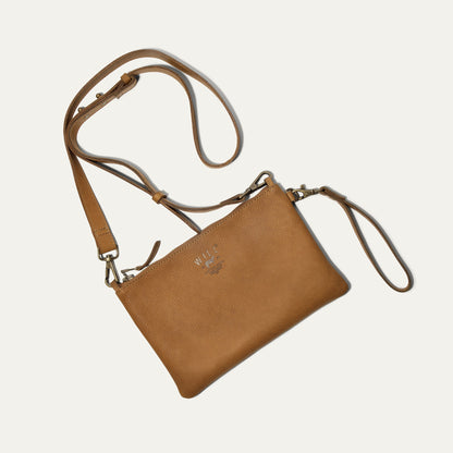 Will Leather Goods Zip Pouch Medium W/ Crossbody