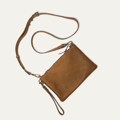 Will Leather Goods Zip Pouch Medium W/ Crossbody