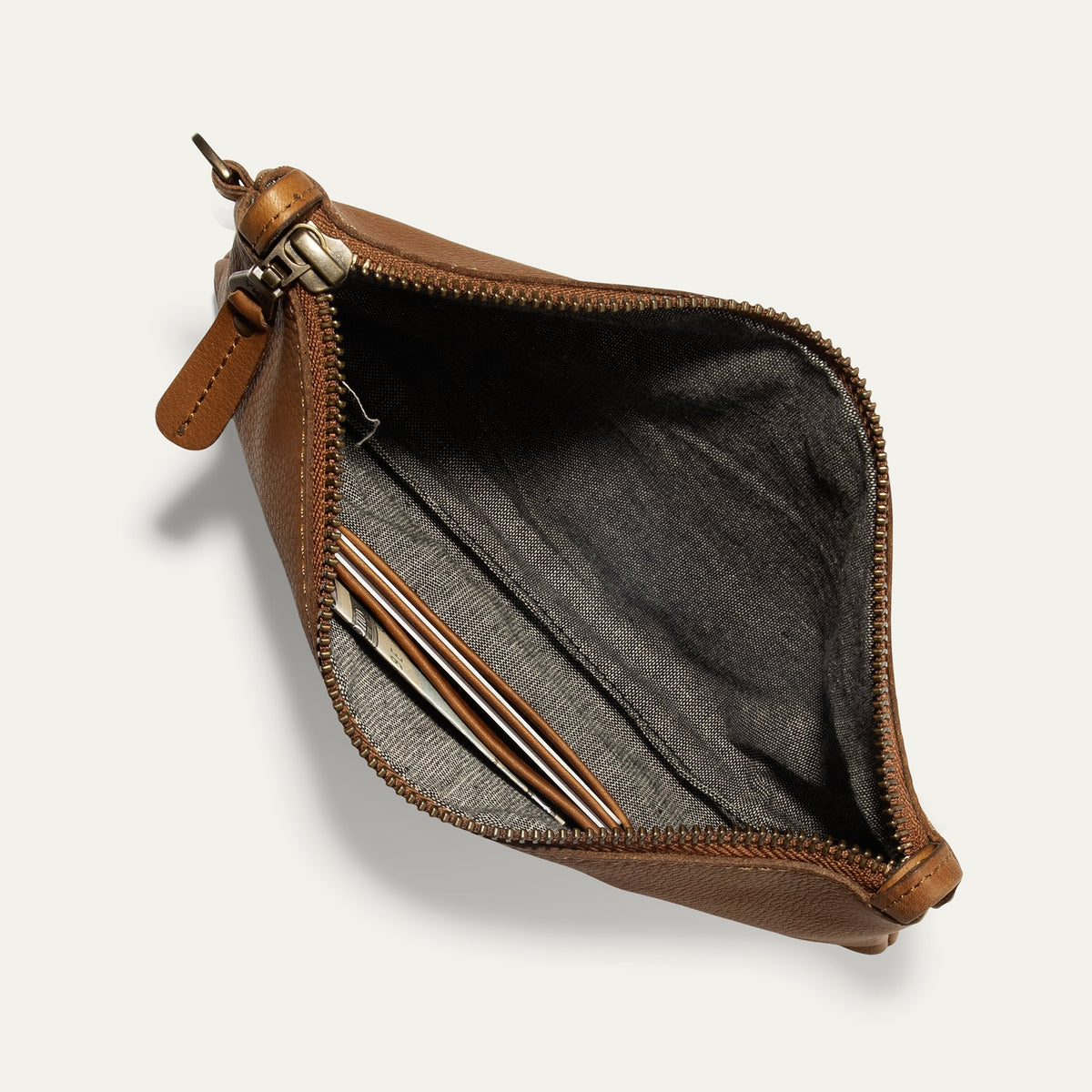 Will Leather Goods Zip Pouch Medium W/ Crossbody