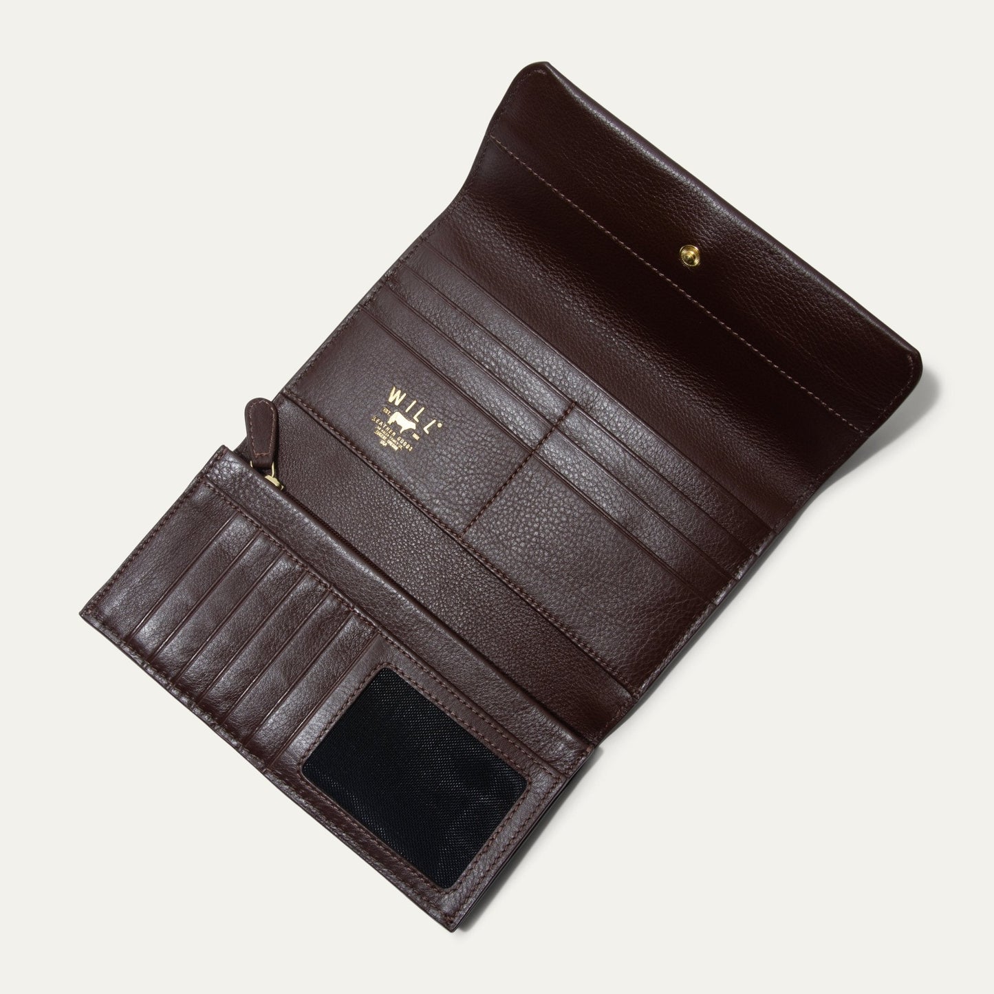 Will Leather Goods Italian Clutch Wallet