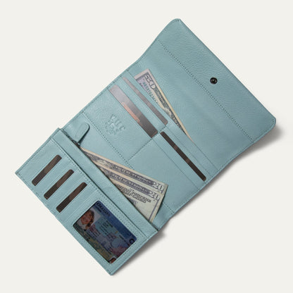 Will Leather Goods Italian Clutch Wallet