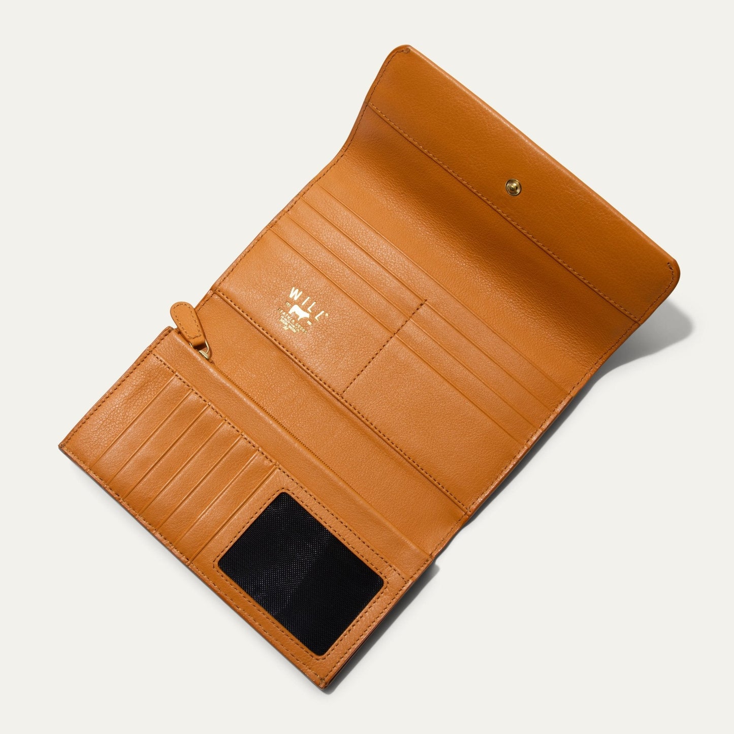 Will Leather Goods Italian Clutch Wallet