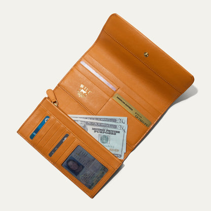 Will Leather Goods Italian Clutch Wallet